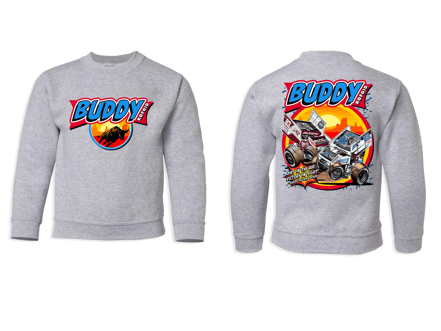 Buddy The Dirt Driver Crew-Youth