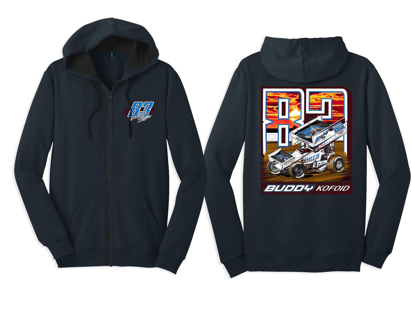 Retro 2.0 Zip Up Hoodie