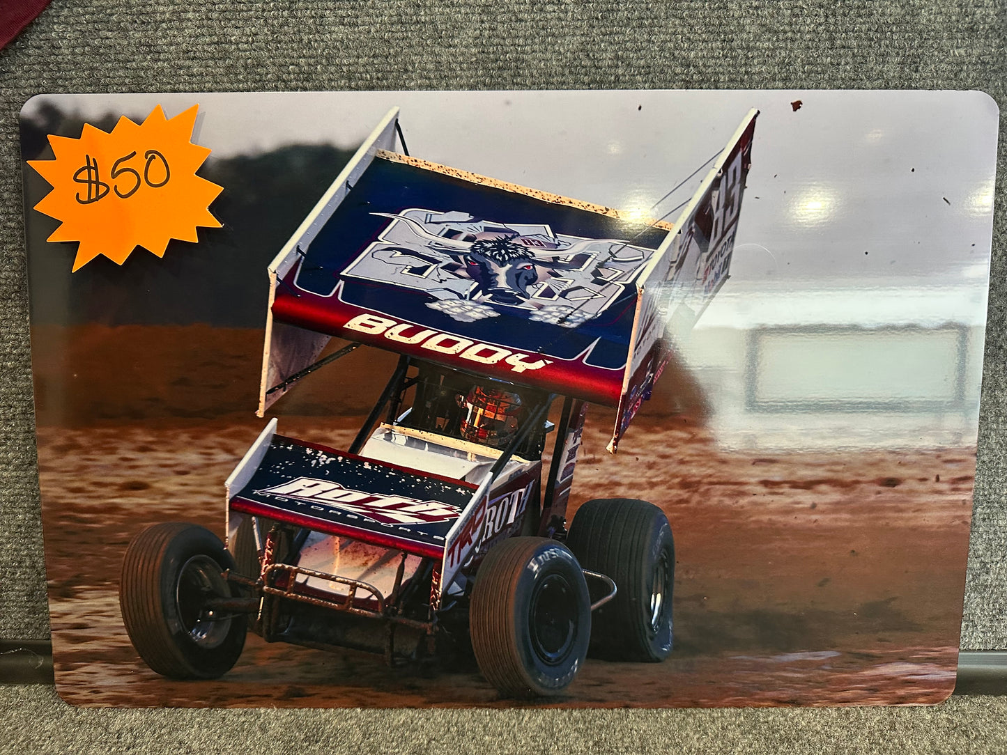 Autographed Aluminum Photo 12X18