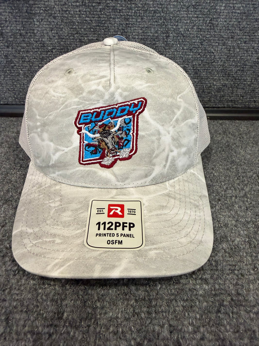 White Camo 83 Bull Hat