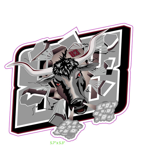 83 Bull Decal