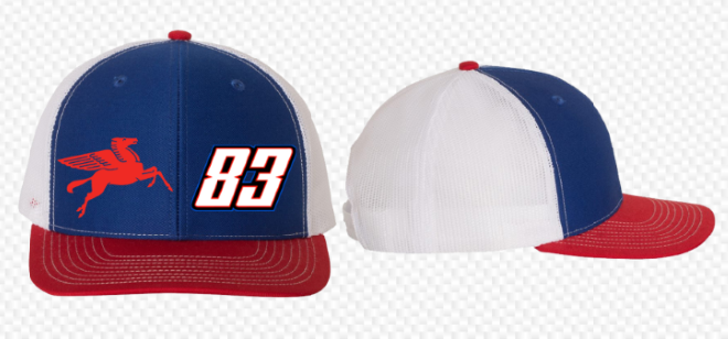 Pegasus Hat Red/White/Blue